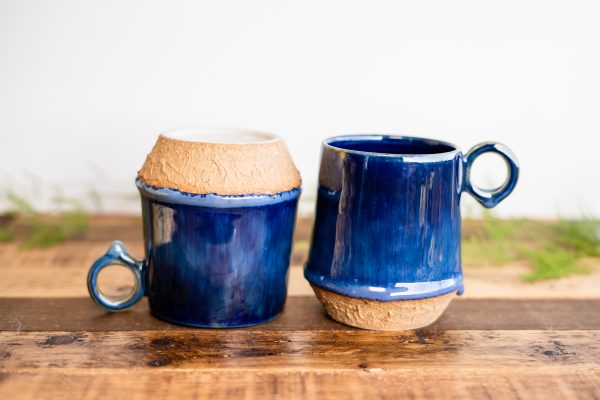 Tasse bicolore bleue – Image 3